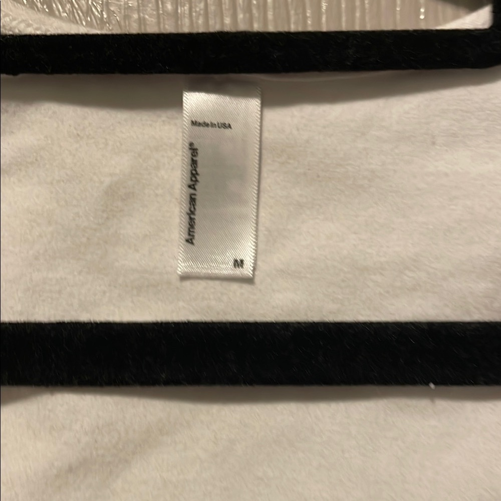 American Apparel White Wrap Top - Picture 7 of 9